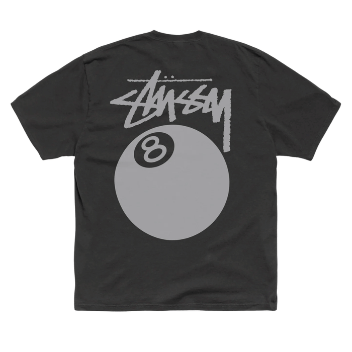 Koszulka Stussy 8 Ball Tee Pigment Dyed Faded Black STUSSY Koszulki