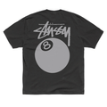 Koszulka Stussy 8 Ball Tee Pigment Dyed Faded Black STUSSY Koszulki