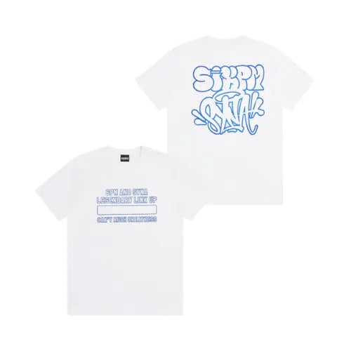 Koszulka Syna World x Central Cee Link Up Tee - White/Blue Syna World Koszulki