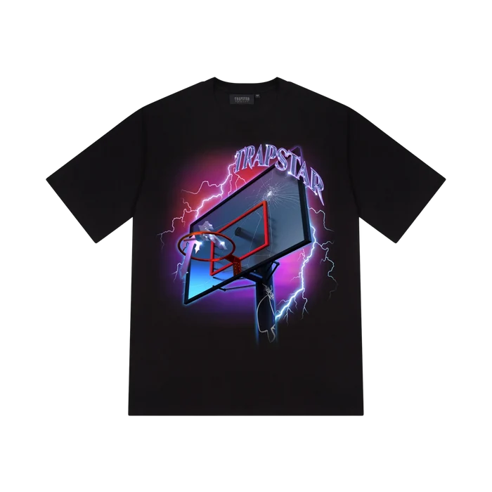 Koszulka Trapstar Never Miss Tee Black TRAPSTAR Koszulki