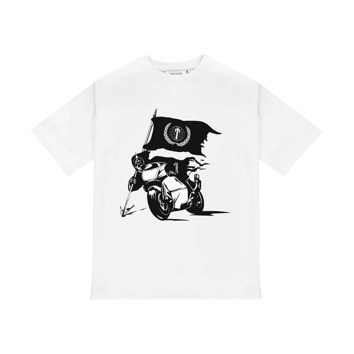 Koszulka Trapstar Outlaw Tee White TRAPSTAR Koszulki
