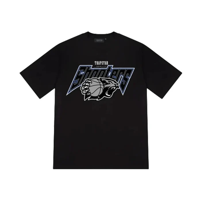 Koszulka Trapstar Shooters Playoff Tee Black TRAPSTAR Koszulki