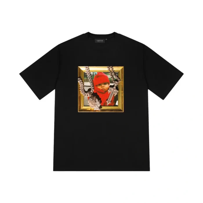 Koszulka Trapstar Trapstar x Central Cee CRG Tee - Black TRAPSTAR Koszulki