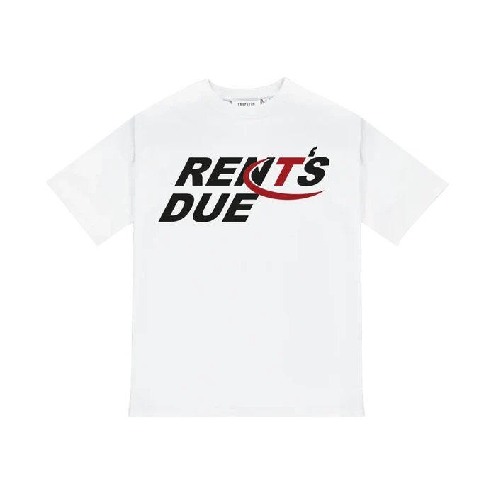 Koszulka Trapstar x Nemzzz Rent's Due Tee White TRAPSTAR Koszulki