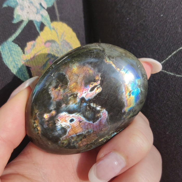 Labradorite Palm Stone (#147) - Simply Affinity