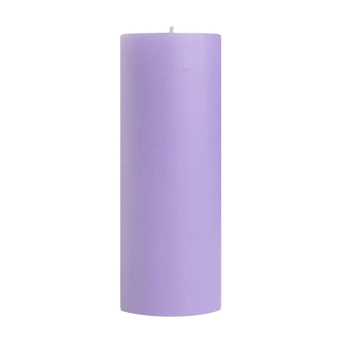 Lavender Scented Pillar Candles - 3x3", 3x6", 3x9" Sizes