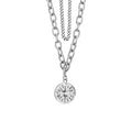 Layered Necklace With Eight awn star pendant