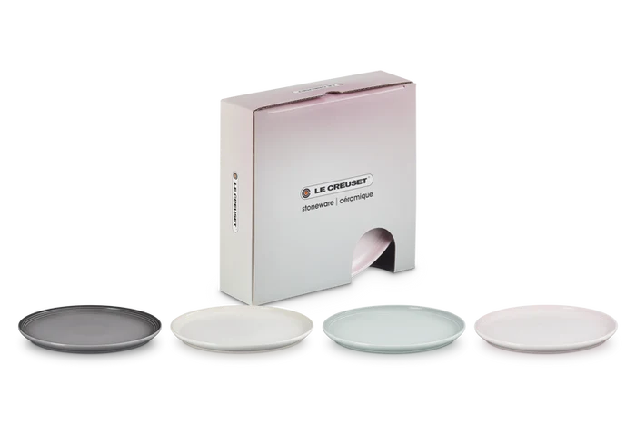 Le Creuset Stoneware Coupe Set of 4 Side Plates | 79289227978019
