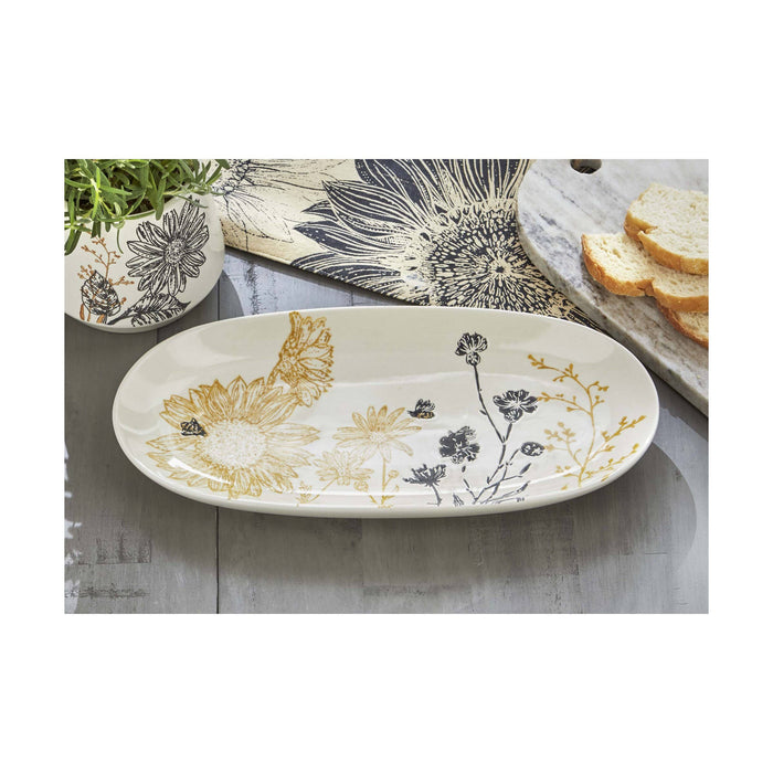 Let It Bee Platter Multi Stoneware