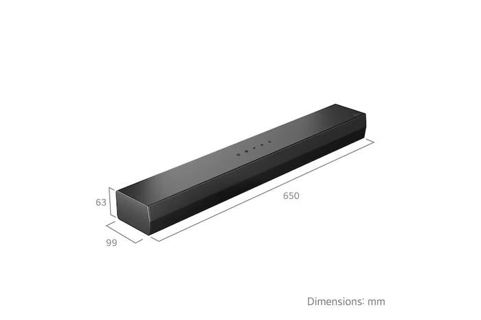 LG US20A 2.0CH Sounbar - Black | US20A.CGBRLLK