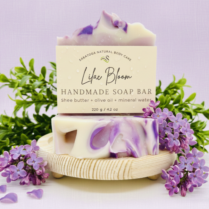 Lilac Bloom Handmade Soap Bar (VEGAN)