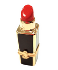 Lipstick Red Limoges box, hand-painted porcelain made in France