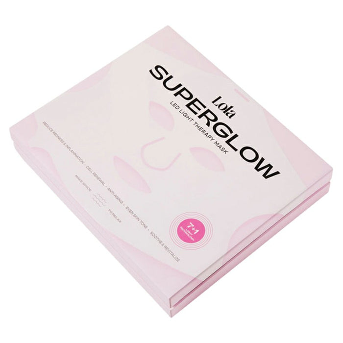 Lola Superglow 7 Plus Near Infrared LED Face Mask - Pink | LOLA-MASK-PINK from Lola - DID Electrical