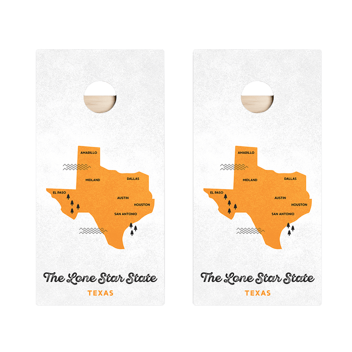 Lone Star State Star Cornhole Boards, - American Cornhole Association