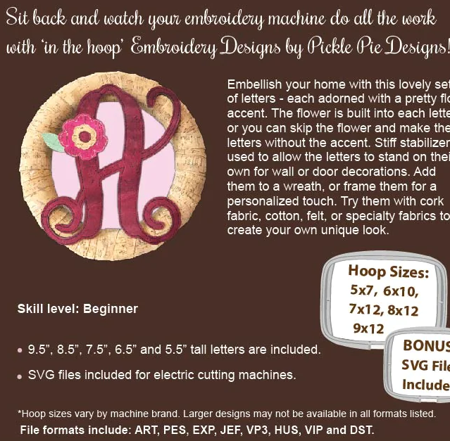 Lovely Letters Design Card