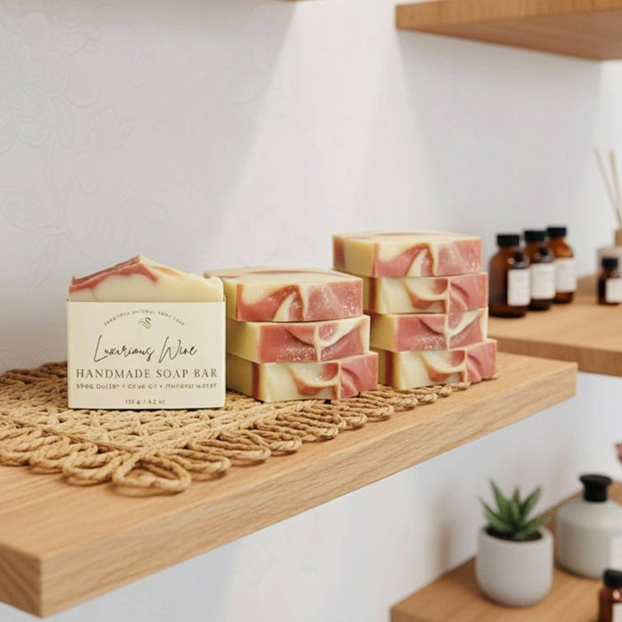 Luxurious Wine Handmade Bar Soap (Vegan)