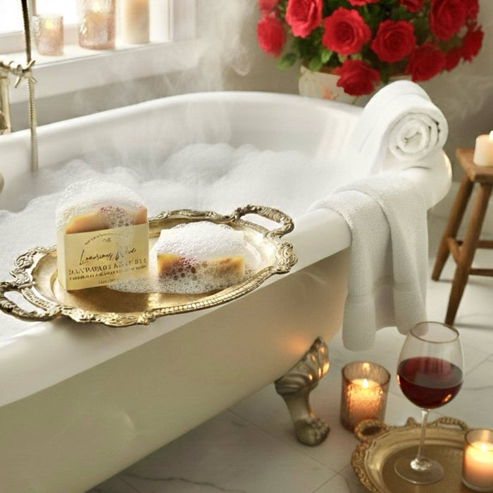 Luxurious Wine Handmade Bar Soap (Vegan)