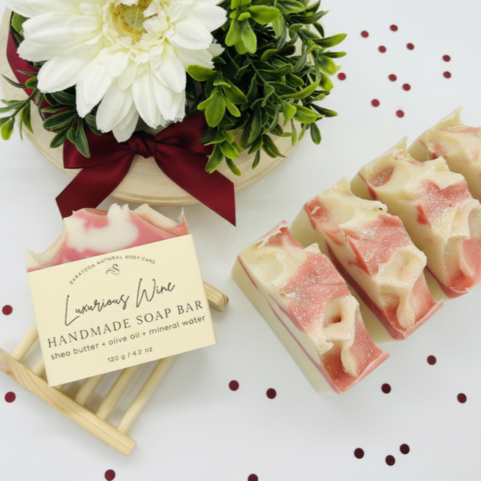 Luxurious Wine Handmade Bar Soap (Vegan)
