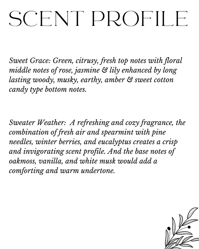 Luxury Scent Room Spray - Simple Pleasures ~ Bountiful Treasures