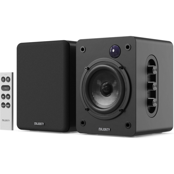 Majority D50X Bluetooth Bookshelf Speaker - Black | 1000003124