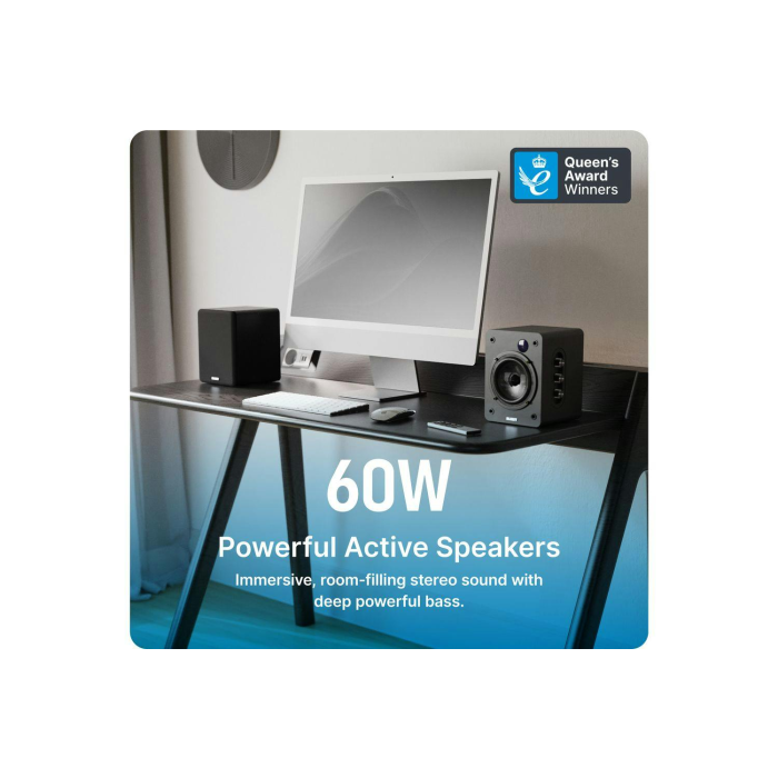 Majority D50X Bluetooth Bookshelf Speaker - Black | 1000003124