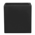 Matte Anthracite Ceramic Latina Pot