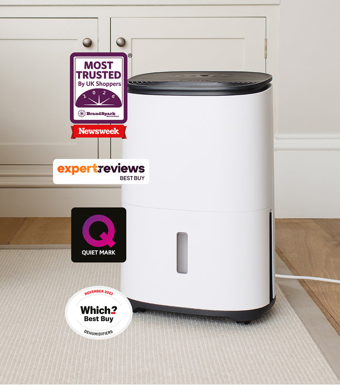 MeacoDry Arete One 12L Dehumidifier And Air Purifier - White | 44005/ARETE