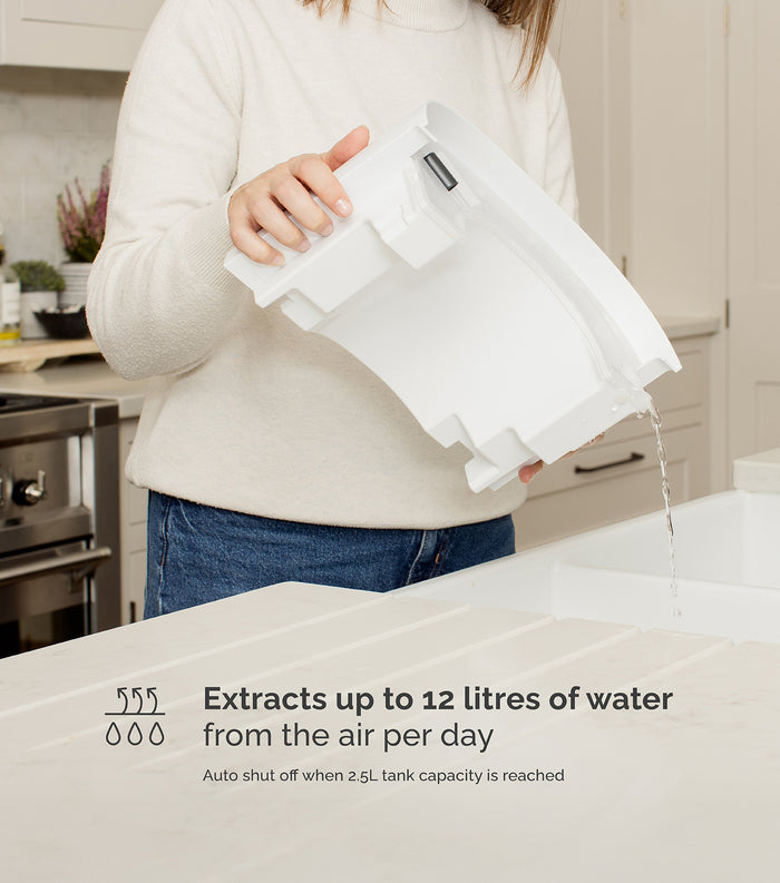 MeacoDry Arete One 12L Dehumidifier And Air Purifier - White | 44005/ARETE