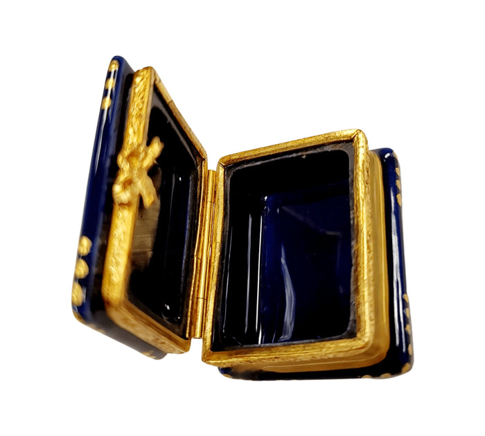 Menorah Book Limoges box shown from another angle