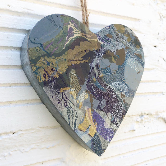 Mermaid Leather Heart - No One Alike