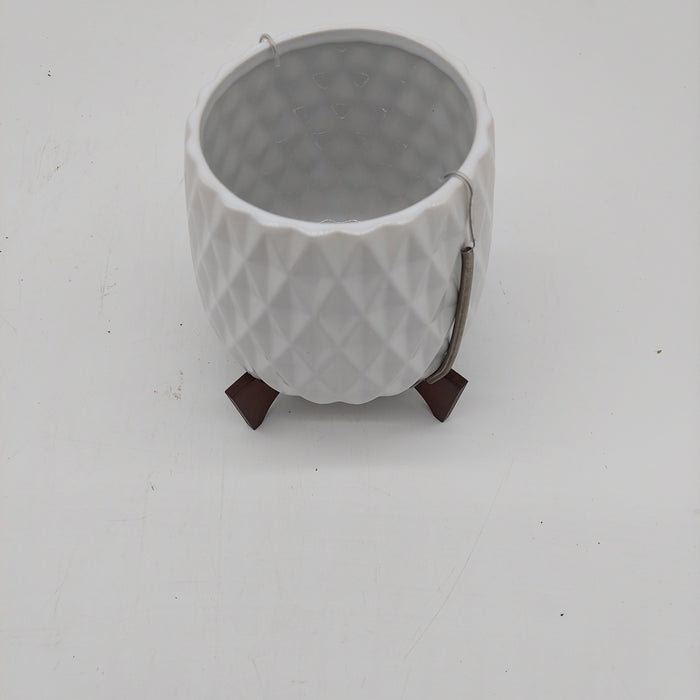 Mid Mod Geometric Planter