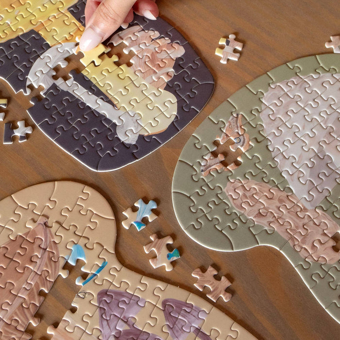 Midnight Flora & Fauna - 100 Piece Jigsaw Puzzles - Set of 3