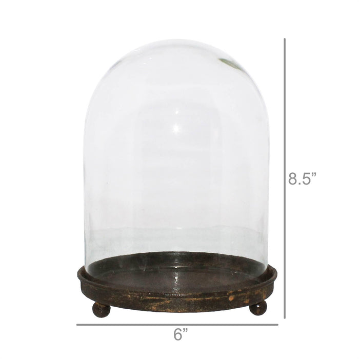 Mirabelle Vitrine, Glass & Metal