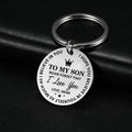 Mom To Son Believe In Yourself Keychain Keychain GrindStyle