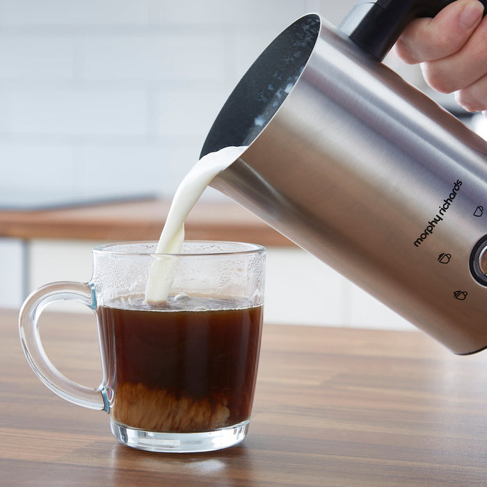 Morphy Richards Brew & Blend Electric Milk Frother - Stainless Steel | 210003 from Morphy Richards - DID Electrical