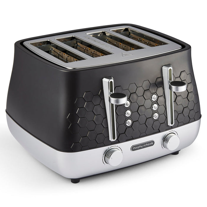Morphy Richards Cassini 1800W 4 Slice Toaster - Moonless Night | 243020 from Morphy Richards - DID Electrical