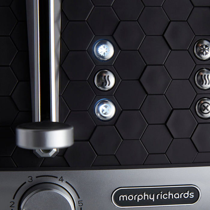 Morphy Richards Cassini 1800W 4 Slice Toaster - Moonless Night | 243020 from Morphy Richards - DID Electrical