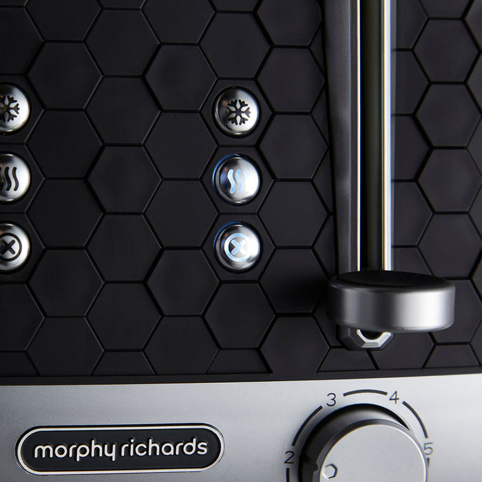 Morphy Richards Cassini 1800W 4 Slice Toaster - Moonless Night | 243020 from Morphy Richards - DID Electrical