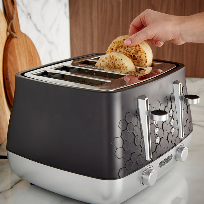 Morphy Richards Cassini 1800W 4 Slice Toaster - Moonless Night | 243020 from Morphy Richards - DID Electrical