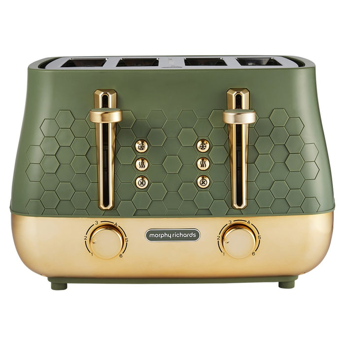 Morphy Richards Cassini 1800W 4 Slice Toaster - Olivine | 243022 from Morphy Richards - DID Electrical
