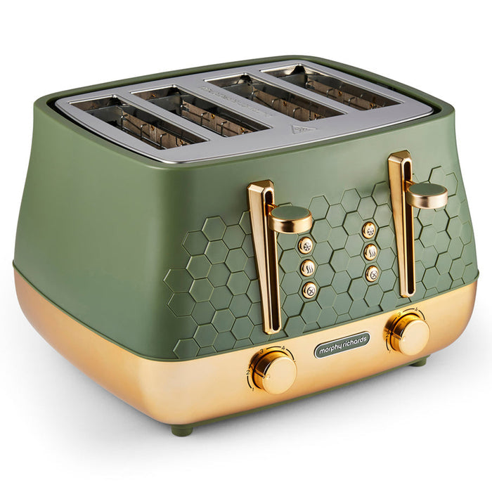 Morphy Richards Cassini 1800W 4 Slice Toaster - Olivine | 243022 from Morphy Richards - DID Electrical