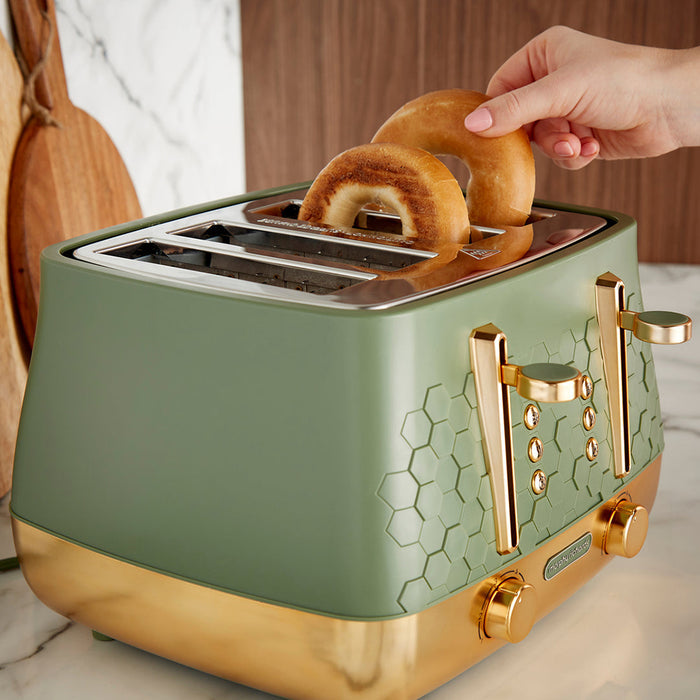Morphy Richards Cassini 1800W 4 Slice Toaster - Olivine | 243022 from Morphy Richards - DID Electrical