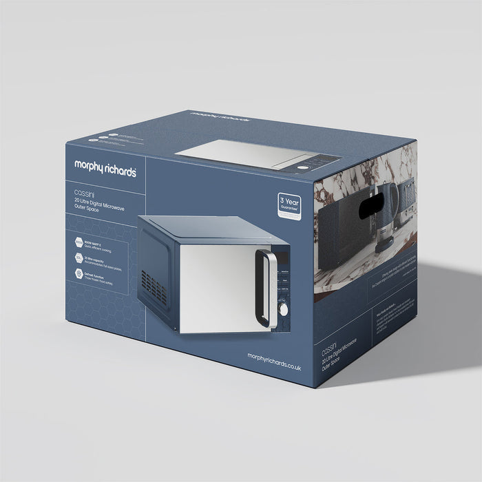 Morphy Richards Cassini 20L Freestanding Microwave - Outer Space | 511421