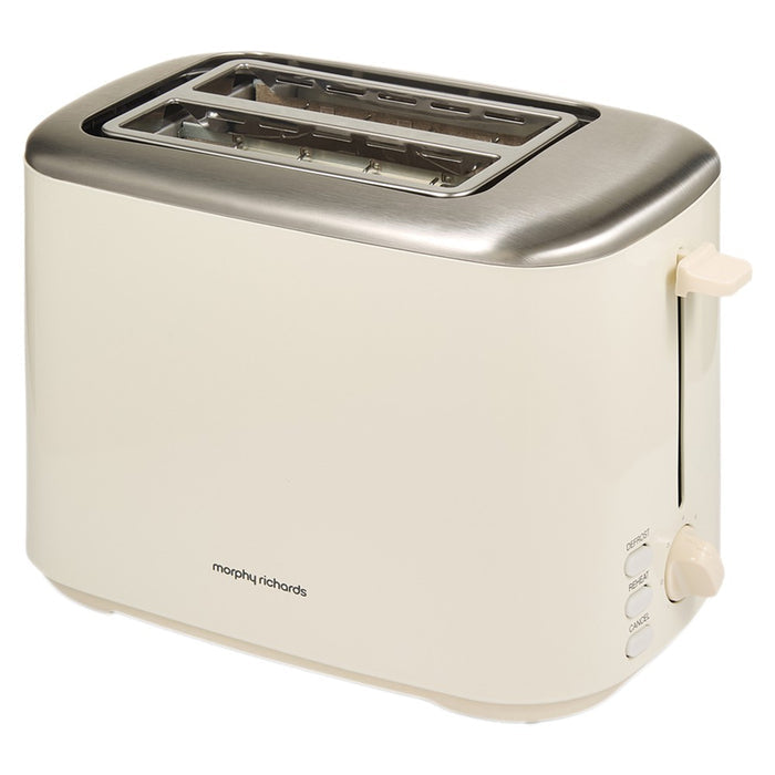 Morphy Richards Equip 2 Slice Toaster - Cream | 222065 from Morphy Richards - DID Electrical