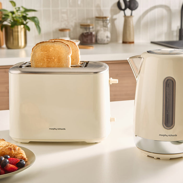 Morphy Richards Equip 2 Slice Toaster - Cream | 222065 from Morphy Richards - DID Electrical