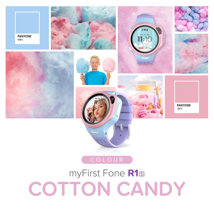 MyFirst Fone R1s Kids Smart Watch - Cotton Candy | 256-KW1305SA-CC02 from MyFirst - DID Electrical