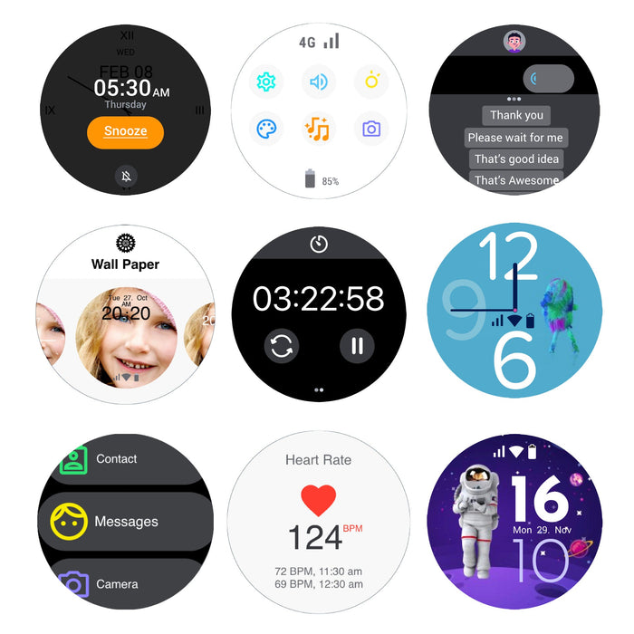 MyFirst Fone R1s Kids Smart Watch - Cotton Candy | 256-KW1305SA-CC02 from MyFirst - DID Electrical