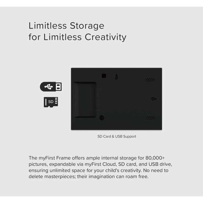 MyFirst Frame Live 10" Digital Photo Frame - White | 256-FF1001SA-WE01 from MyFirst - DID Electrical