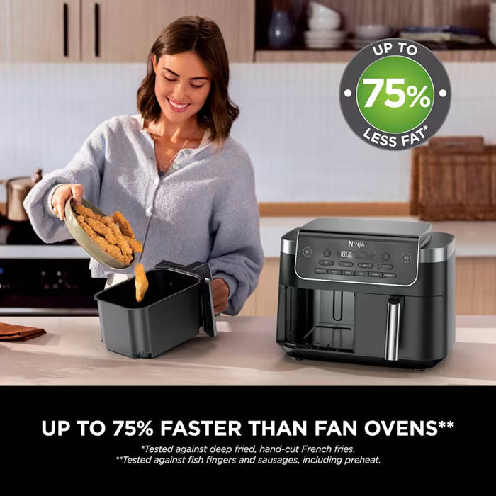 Ninja 7.6L DualZone 2-Drawer Air Fryer | DZ801UK