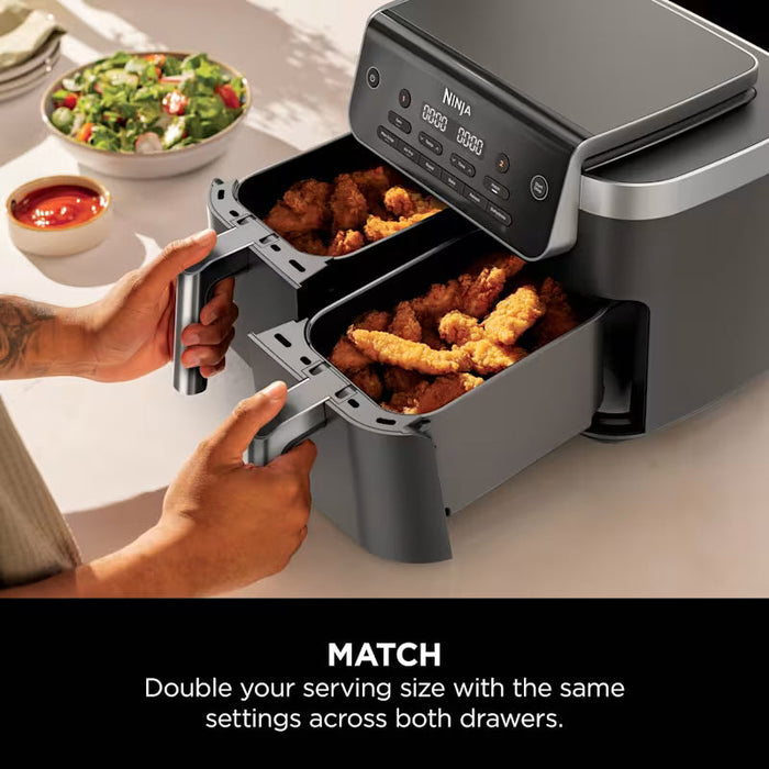 Ninja 7.6L DualZone 2-Drawer Air Fryer | DZ801UK